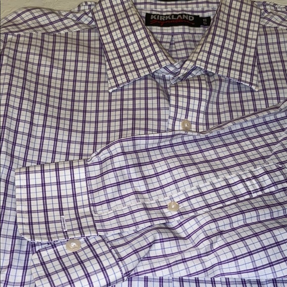 kirkland slim fit dress shirt